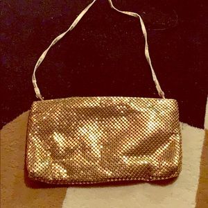 Gold chainmail purse